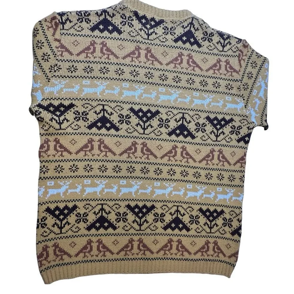 JERSILD Vintage Crewneck Made in Wisconsin Sweater Mustard Men’s Size Large